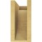 Ekena Millwork 5"W x 10"D x 10"H Classic Del Monte Rough Cedar Woodgrain TimberThane Corbel, Primed Tan CORUR05X10X10DELRCPR - alternate 4